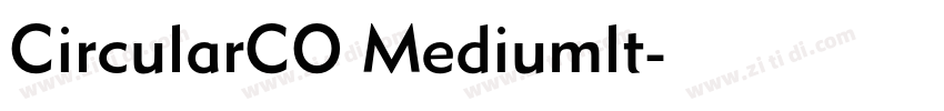 CircularCO Mediumlt字体转换